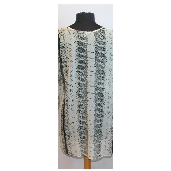 CABI Boho sheer tribal Snakeskin lagenlook Blouse Swim Coverup XS - Picture 3 of 8